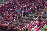 Hinchas de Independiente se enfrentaron con la policía brasileña