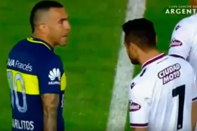 ¡Caliente! El video del insulto de Tevez a Lautaro Acosta