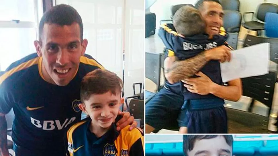 Emotivo: Tevez le dedicó sus goles a un niño del Hospital Garrahan