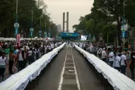 Explicaron por qué la torta gigante no alcanzó los 750 metros