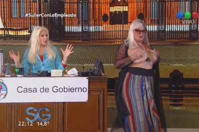 Silvia Suller hizo topless en el programa de Susana Giménez