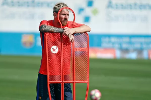 Messi reapareció en el campo y Barcelona se ilusiona con su recuperación definitiva