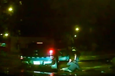 Policías filmaron una persecución desde la cámara de seguridad del patrullero