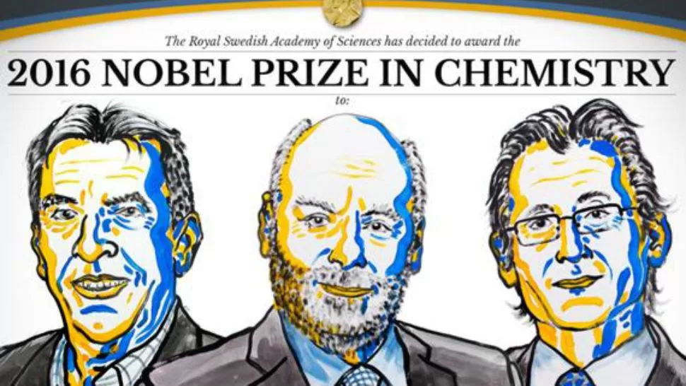 El premio Nobel de Química 2016 fue para los inventores de las máquinas moleculares: Sauvage, Stoddart y Feringa