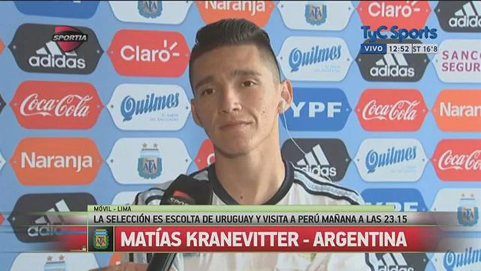 El tucumano más feliz: Kranevitter habló en la antesala a la presentación de la Selección en Perú