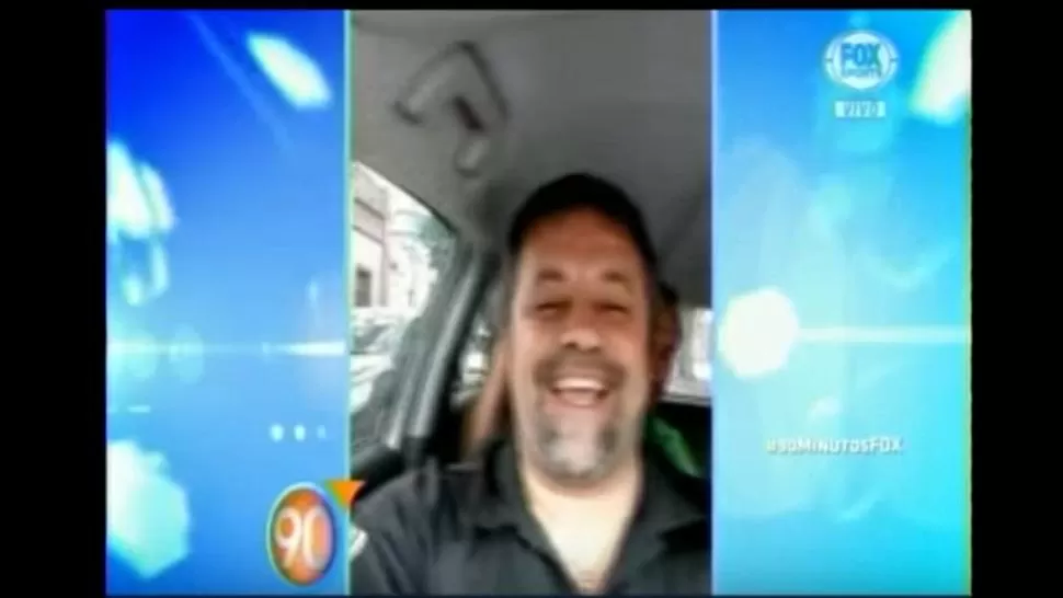 Por su miedo a volar, Caruso dejó Tucumán en auto y grabó un original video