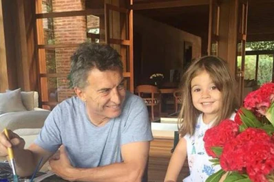 Macri, de descanso en Tandil, y esperando el cumple de Antonia
