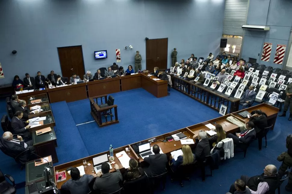 LESA HUMANIDAD. El juicio es el número 12 de derechos humanos que se desarrolla en el TOF tucumano. la gaceta / foto de jorge olmos sgrosso