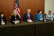 Trump invitó al debate a cuatro mujeres que acusaron de acoso sexual a Bill Clinton