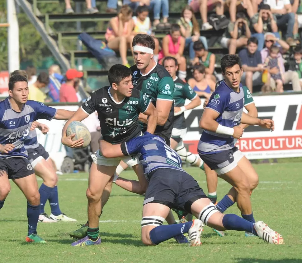 PAREJOS. Universitario (2°) se mide primero con Los Tarcos (3°); luego lo harán Tucumán Rugby (4°) con Huirapuca (1°). la gaceta / foto de héctor peralta 