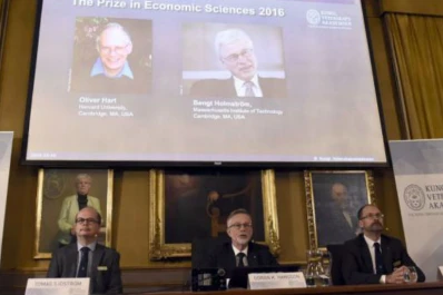 Bengt Holmström y Oliver Hart ganaron el Premio Nobel de Economía 2016