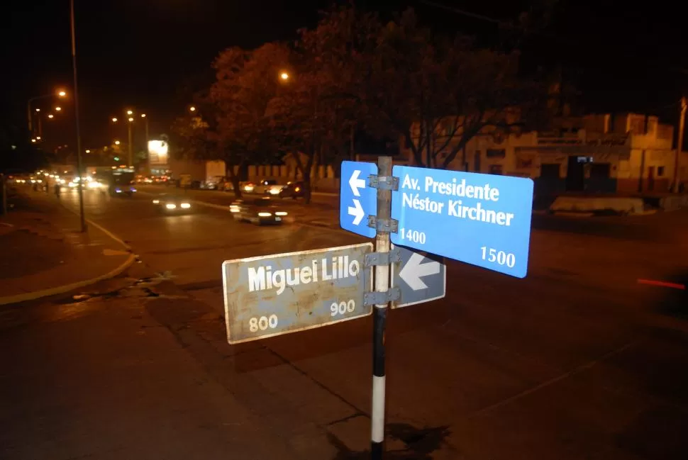 EN 2010. El amayismo había renombrado un tramo de avenida Roca. la gaceta / archivo