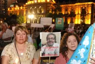 Rezaron y marcharon por el caso del cura