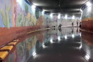 El túnel de la Córdoba se inundó y el tránsito estuvo interrumpido más de una hora