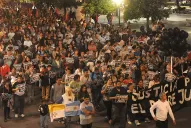 Pidieron justicia por el cura Viroche en la plaza Independencia