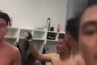 Villalba mostró el festejo en el vestuario y los hinchas del Rojo no se lo perdonaron