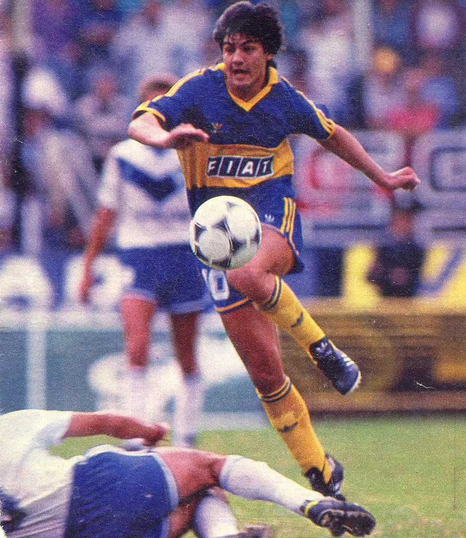 DISTINCIÓN. En la temporada 91, Antonio Apud, jugó la Libertadores para Boca. foto de archivo