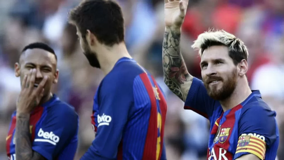 Lionel Messi volvió de la lesión y marcó un gol apenas entró a la cancha. / FOTO AP