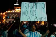 Mientras la AFA decide, los hinchas de Atlético organizan un nuevo banderazo