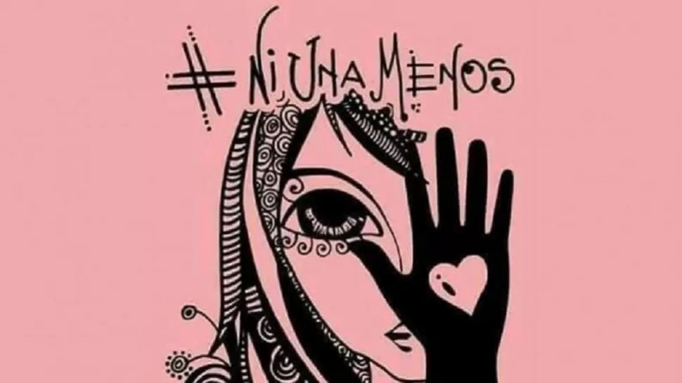 Con el corazón en la mano… paremos acá. El nuevo símbolo de #NiUnaMenos.