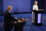 Hillary y Trump ni siquiera se dieron la mano en el debate