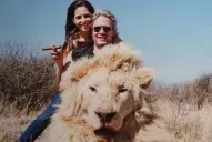 Polémico: publican fotos de Vanucci y Garfunkel cazando animales salvajes