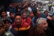 Los hinchas de Atlético no durmieron para conseguir las populares