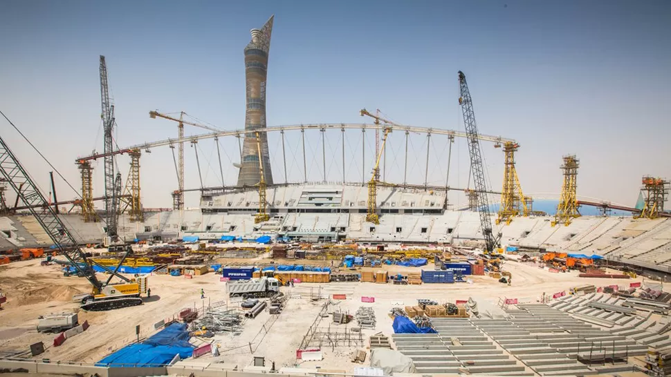 ESTADIO KHALIFA. La estructura del nuevo estadio internacional para el Mundial 2022. FOTO TOMADA DE FIFA.COM