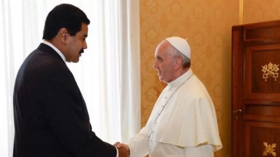 El Papa Francisco se reunió con Maduro y le pidió un diálogo sincero y productivo con la oposición