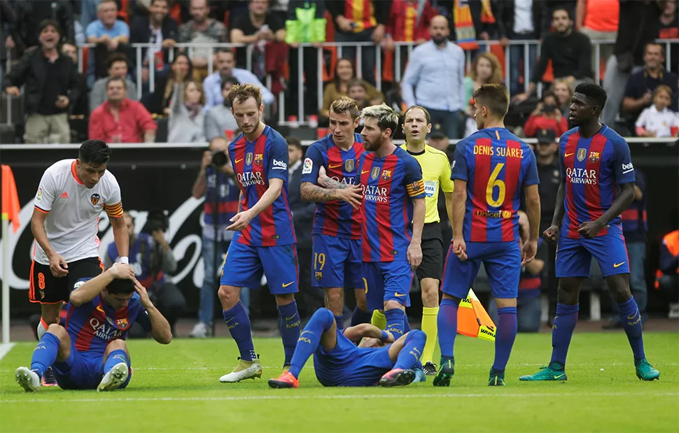 A la mayoría de los jugadores que estuvieron frente a Valencia, Luis Enrique les dio permiso hasta el jueves.
FOTO DE REUTERS