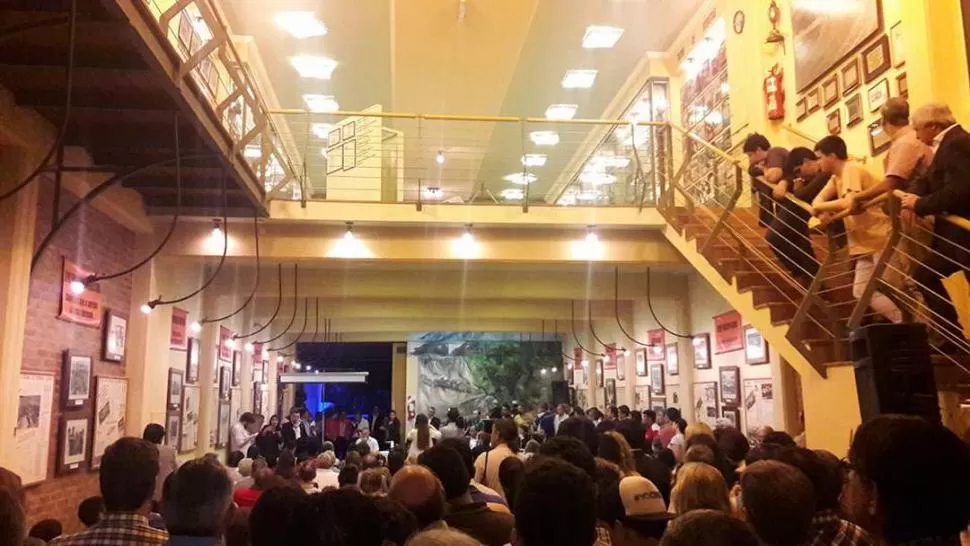CONVOCANTE. Unas 400 personas asistieron al acto realizado en la sede donde funciona el museo, en Concepción. foto de julio césar alderete