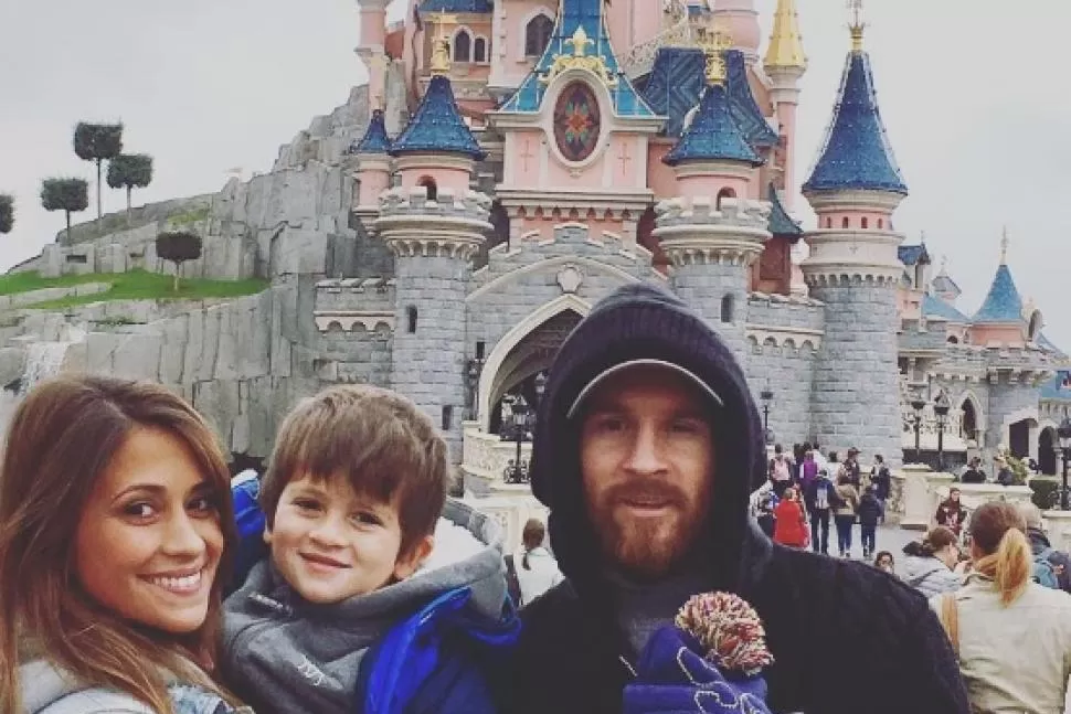 Messi le regaló a su familia un viaje sorpresa a Disney