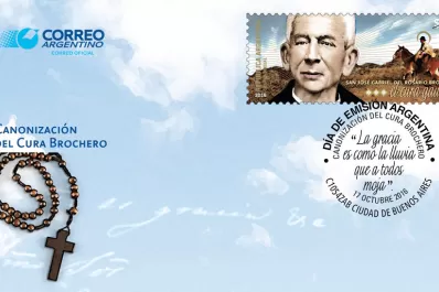 El cura Brochero ya tiene su estampilla