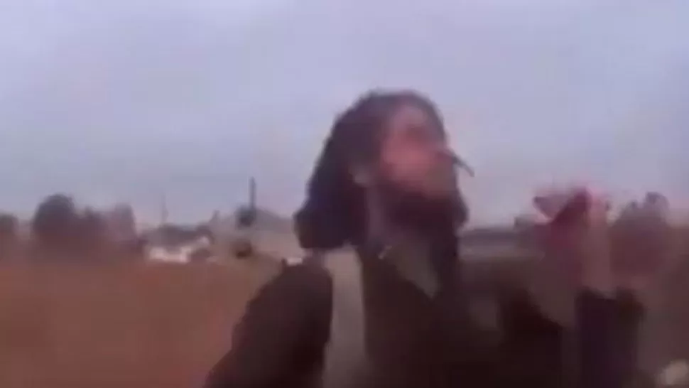 Video: un yihadista grabó su propia muerte con una GoPro