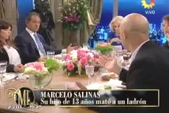 El papá del niño que mató a un ladrón a Scioli: a mí no me chamuye