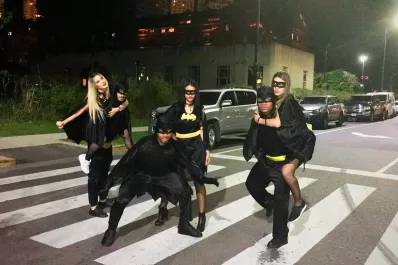 Los colombianos de Boca se disfrazaron para Hallowen y hacen furor