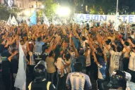 Video: los hinchas de Atlético tuvieron una fiesta “Monumental”