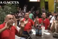 Video: San Martín visitó a Ferro y en Tucumán los hinchas alentaron desde los bares de la ciudad