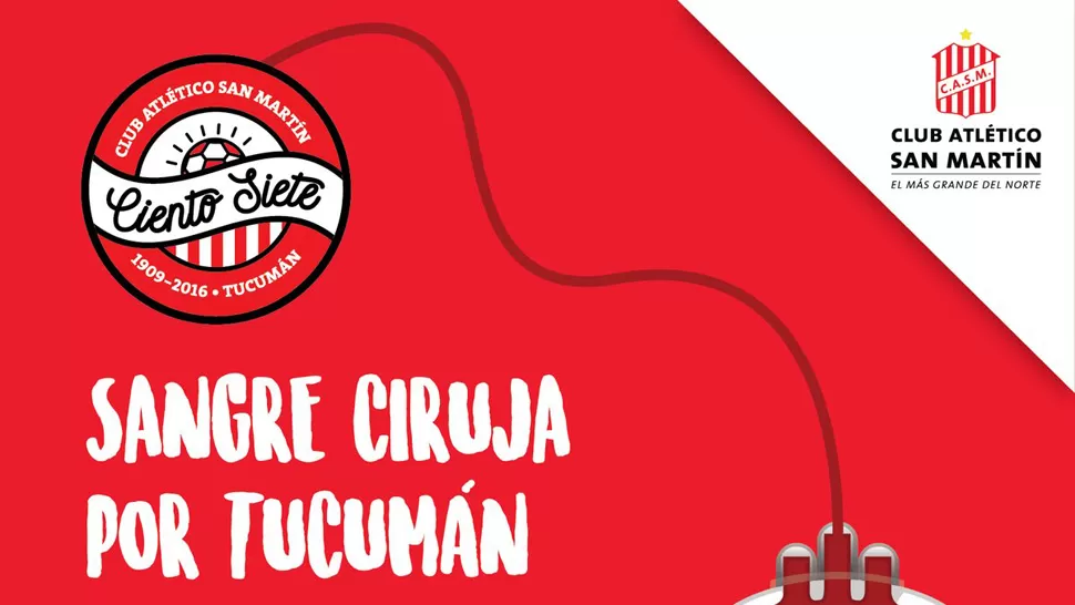 Sangre Ciruja por Tucumán: la campaña solidaria de San Martín