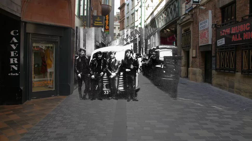 Para los Beatlemaníacos: el pasado y presente, en una sola foto