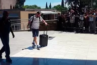 Messi se descompuso en el vuelo hacia San Juan