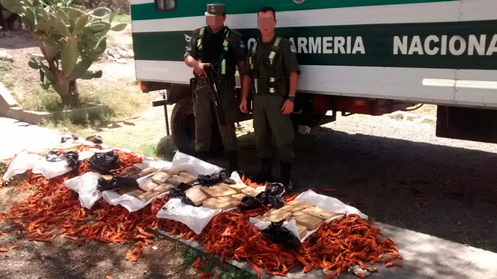 Secuestraron en Tucumán un millonario cargamento de cocaína oculto entre ajíes