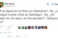 Elio Rossi se metió en la discusión y también criticó a Messi