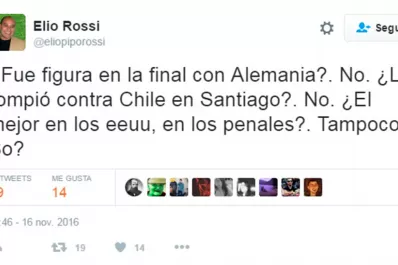 Elio Rossi se metió en la discusión y también criticó a Messi