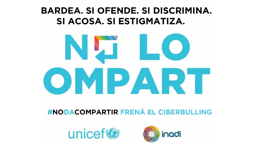 Unicef y el Inadi presentaron una campaña digital contra el bullying