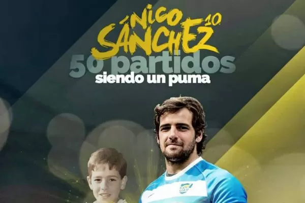 Nico Sánchez dejó su mensaje antes de cumplir 50 partidos con Los Pumas