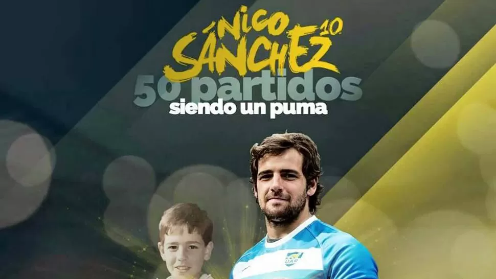 Nico Sánchez dejó su mensaje antes de cumplir 50 partidos con Los Pumas