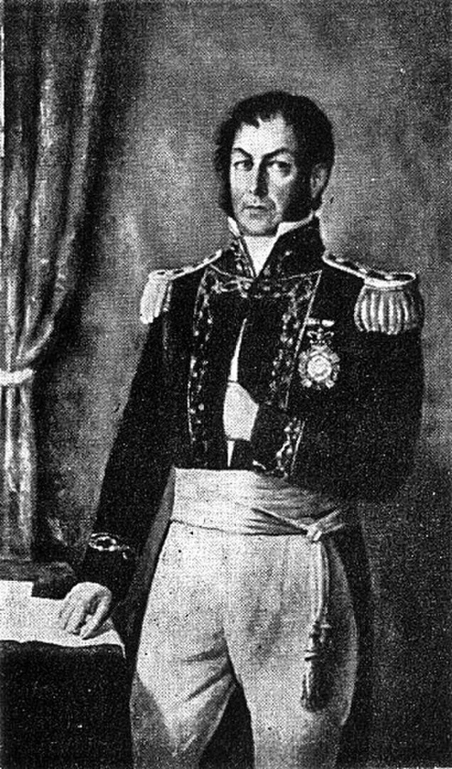 JUAN MARTÍN DE PUEYRREDÓN. El Director Supremo, a cuyo mandato Serrano propuso fijarle un término. 