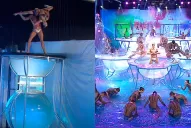 Video: así fue la impactante apertura que hizo Flavio Mendoza en el aquadance