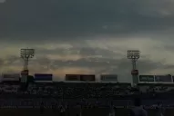 El cielo se hizo gris en la antesala al partido de Atlético